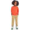 Kids Lined Stretch Chino Pocket Pant, Khaki - Pants - 3