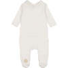 Touch of Crochet Footie, Boys Ivory - Footie Pajamas - 1 - thumbnail