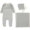 Classic Wrap Layette Set Blue Dawn - Mixed Apparel Set - 1 - thumbnail