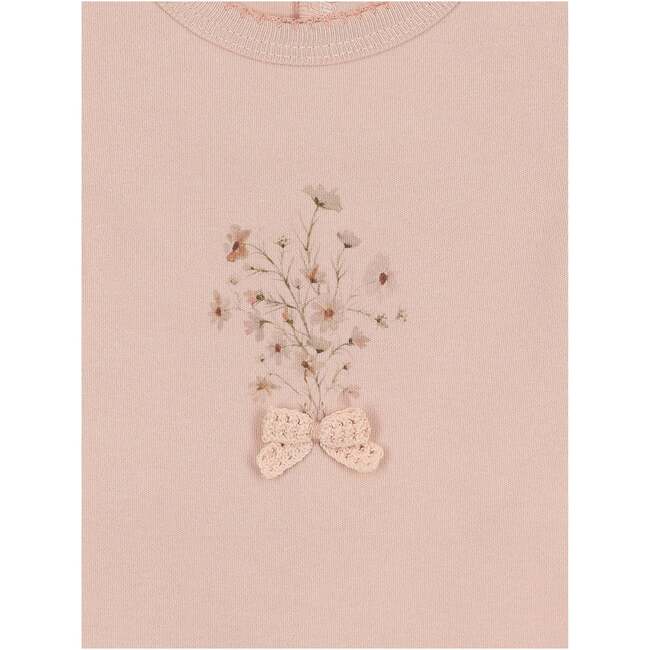 Nature's Florals Footie Ivory & Rose