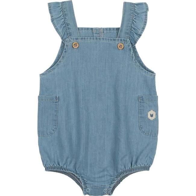 Summer Glory Girls' Romper Denim
