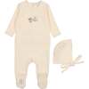 Flying High Footie & Hat Set Ivory - Mixed Apparel Set - 1 - thumbnail