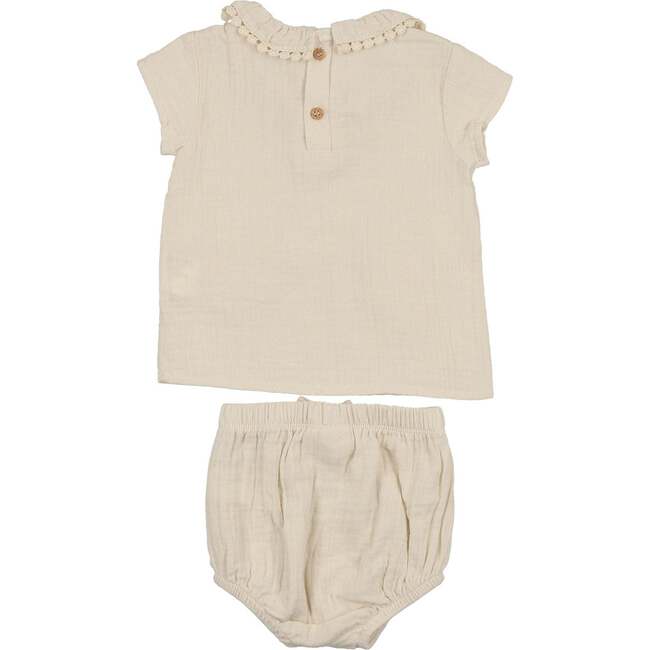 Ruffled Delight Ensemble Taupe