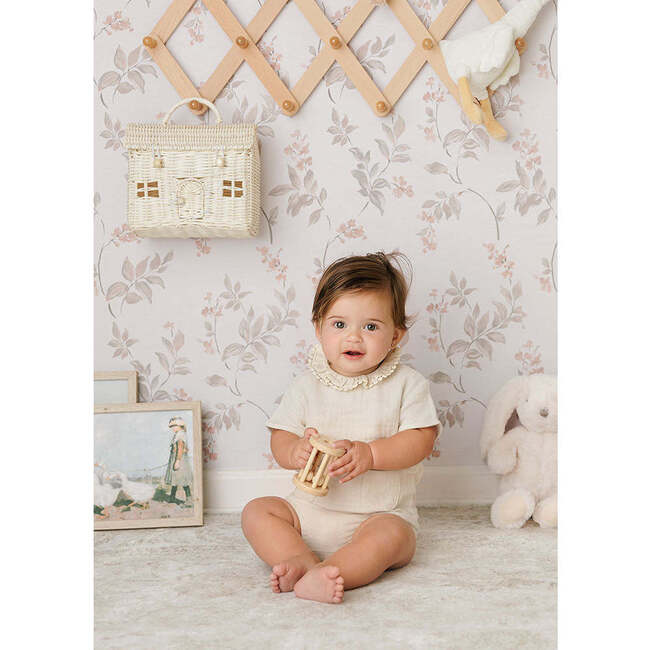 Ruffled Delight Ensemble Taupe - Mixed Apparel Set - 3