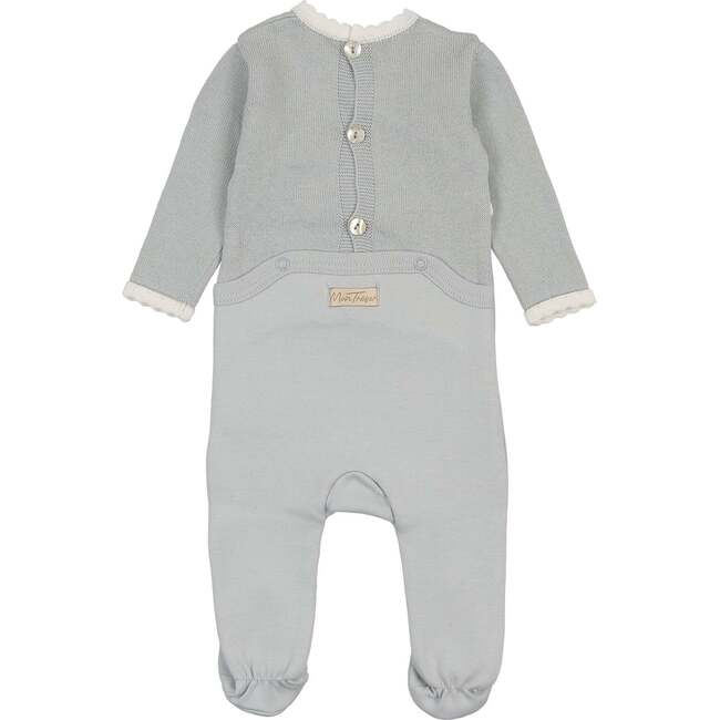 Classic Wrap Layette Set Ivory & Taupe - Mixed Apparel Set - 3