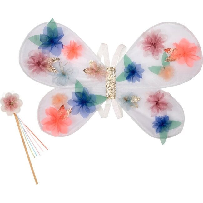 Organza Flower Wings & Wand