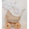 Rattan Doll Pram, Natural - Push & Pull - 2