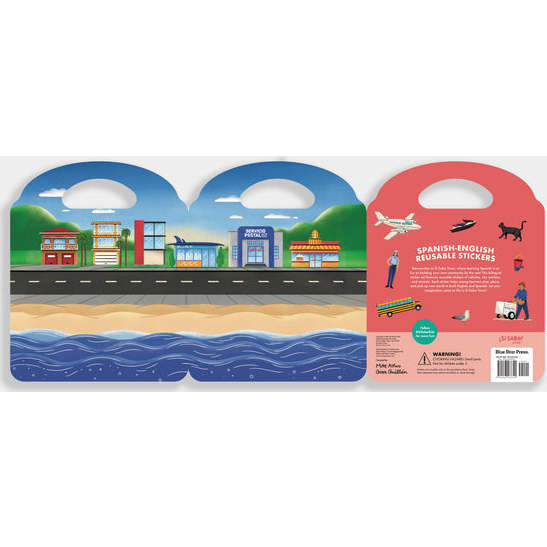 Sí Sabo Town: A Bilingual Reusable Sticker Play Set - Stickers - 3