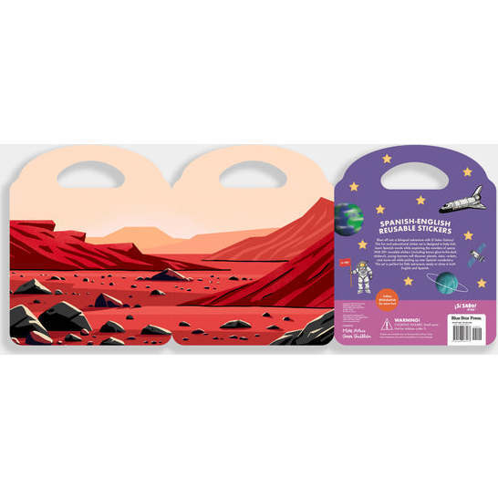Sí Sabo Galaxy: A Bilingual Reusable Sticker Play Set - Stickers - 3