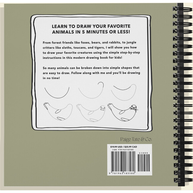 How to Draw All the Animals (Spiral) - Books - 5