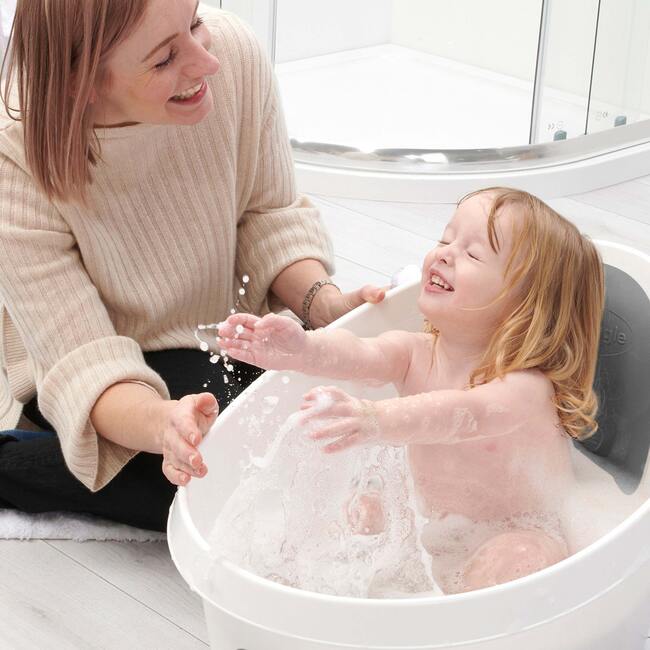 Toddler Bath, White - Tubs - 3