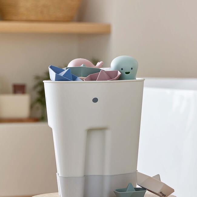 Ellie Toy Drying Caddy, Grey - Bath Accessories - 8