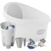 Splash & Play Bundle: Toddler Bath + Accessories Bundle, White - Bath Sets - 1 - thumbnail