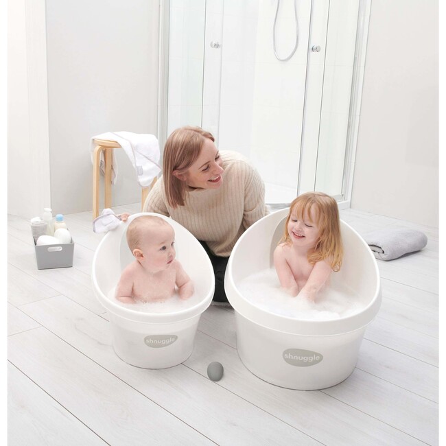 Splash & Grow Bundle: Toddler Bath + Baby Bath + Accessories Bundle, Taupe - Bath Sets - 2