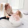 Growing Family Bath Time Bundle: Toddler Bath + Baby Bath + Accessories Bundle + Squishy Changing Mat, Taupe - Bath Sets - 3