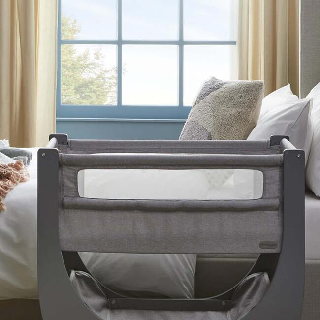 Air Lite Infant Crib, Grey - Cribs - 8