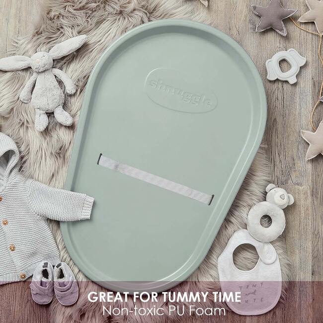 Bath & Change Bundle: Baby Bath + Accessories Bundle + Squishy Changing Mat, Eucalyptus - Bath Sets - 9