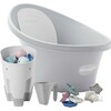 Newborn Bath & Accessories Bundle, Grey - Bath Sets - 1 - thumbnail