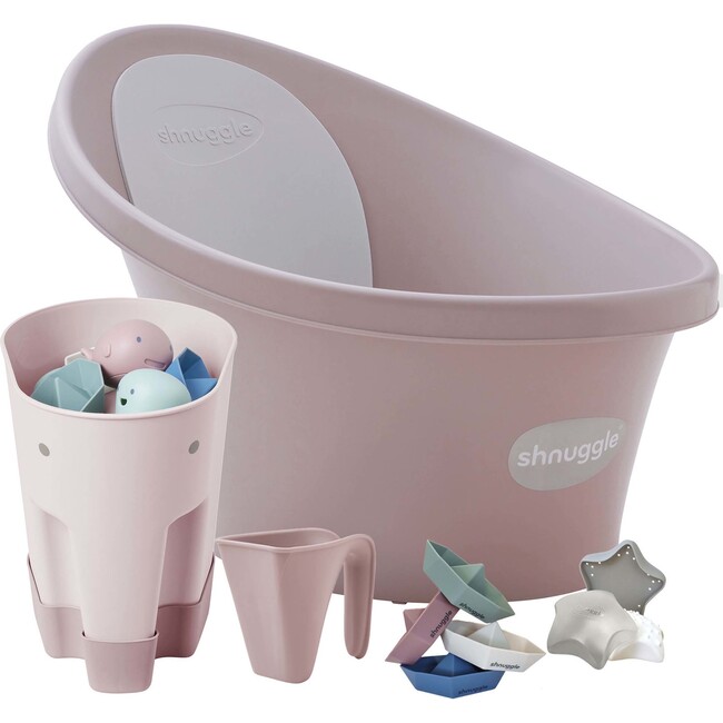 Newborn Bath & Accessories Bundle, Blush