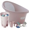 Newborn Bath & Accessories Bundle, Blush - Bath Sets - 1 - thumbnail