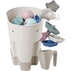 Bath Accessories Bundle: Ellie Drying Caddy, Washy Jug, Boat Toys & Wishy Star Toy, Taupe - Bath Sets - 1 - thumbnail