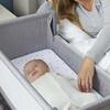 Air Lite Infant Crib with 1 waterproof sheet + 2 sheets, Taupe - Cribs - 4