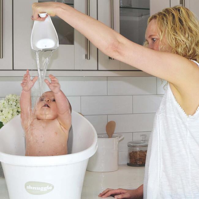 Bath Accessories Bundle: Ellie Drying Caddy, Washy Jug, Boat Toys & Wishy Star Toy, Eucalyptus - Bath Sets - 7