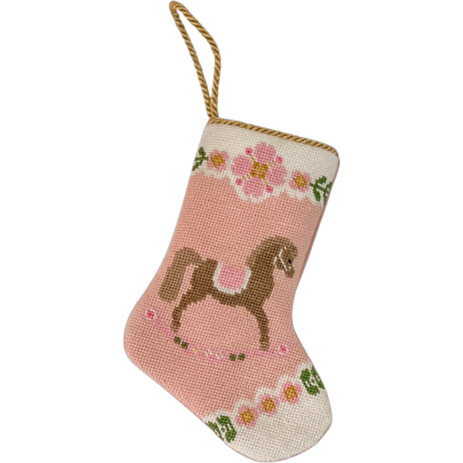 Rocking Horse Stocking, Pink