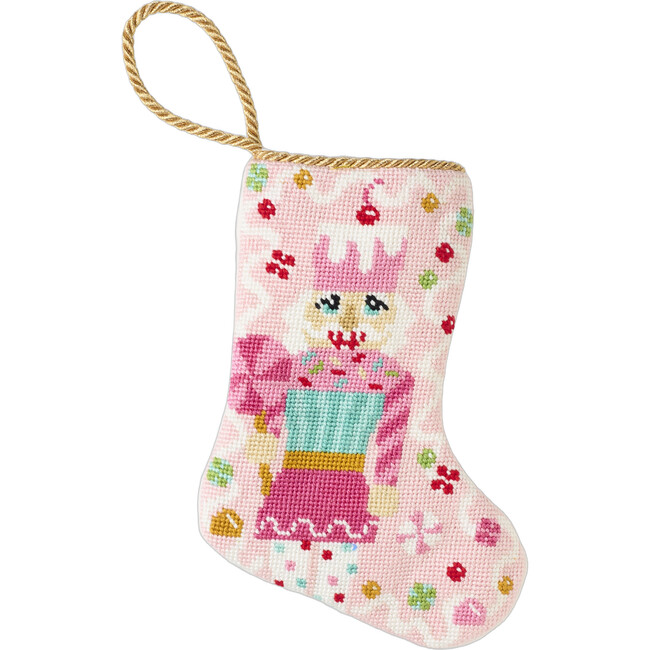 Sugary Sweet Nutcracker Stocking, Pink