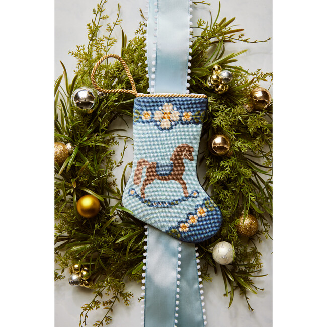 Rocking Horse Stocking, Blue - Stockings - 2
