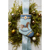 Rocking Horse Stocking, Blue - Stockings - 2
