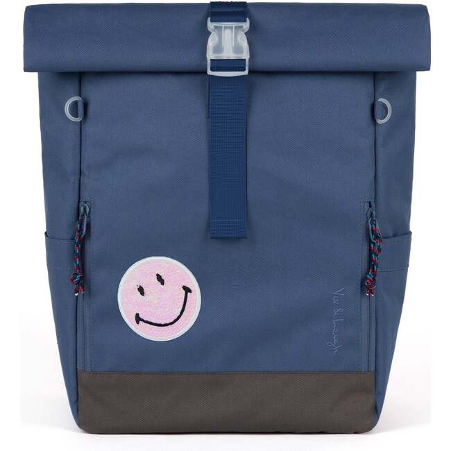 Ari Rolltop Backpack Set | Sticker Patch, Midnight Blue