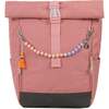 Ari Rolltop Backpack Set | Rowan Bag Charm, Rosewood Pink - Backpacks - 1 - thumbnail