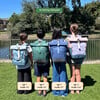 Ari Rolltop Backpack Set | Sticker Patch, Midnight Blue - Backpacks - 4