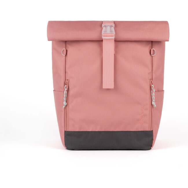 Ari Rolltop Backpack Set | Chest Strap, Rosewood Pink