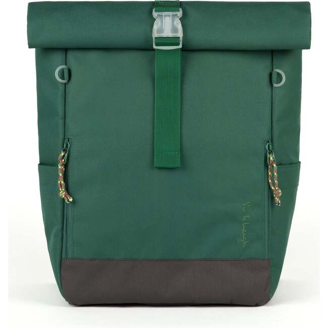 Ari Rolltop Backpack Set | Chest Strap, Forest Green