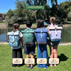 Ari Rolltop Backpack Set | Chest Strap, Forest Green - Backpacks - 4