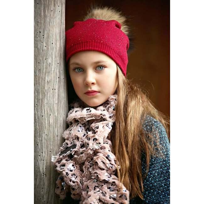 Sparkle Leopard Scarf - Hats - 1