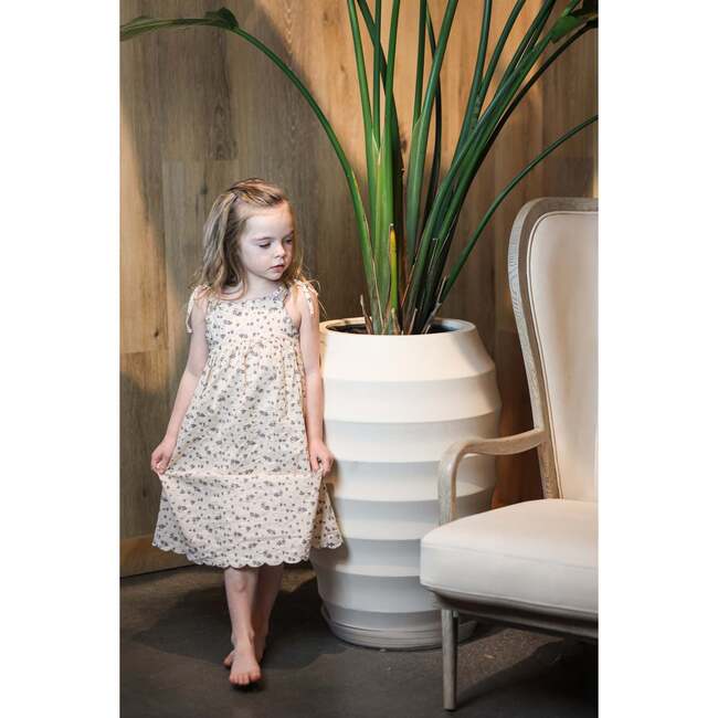 Textured Printed Jumper, Sand - Jumpsuits - 3