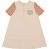 Sunshine Rainbows Short Sleeve Dress, Tangerine - Dresses - 1 - thumbnail