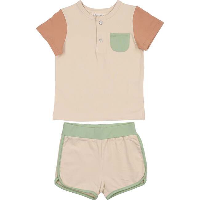 Sunshine Rainbows 2Pc Set, Tangerine