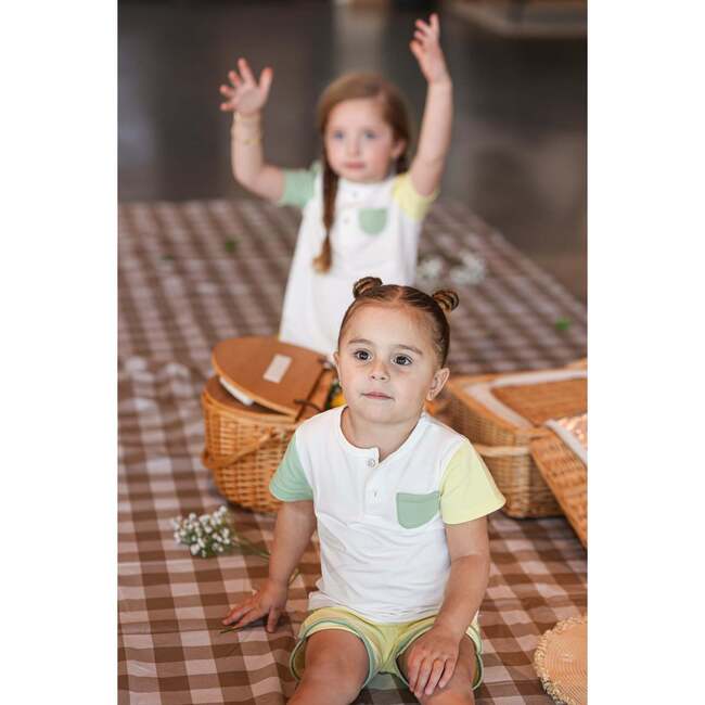 Sunshine Rainbows 2Pc Set, Sage - Mixed Apparel Set - 3