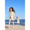 Summer Fun 3/4 Sleeve Dress, Beige Multi - Dresses - 3