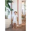Striped Faux Tab Boys 2Pc Set, White - Mixed Apparel Set - 2