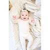 Pocket Cutie Footie and Beanie Set, Beige - Footie Pajamas - 2