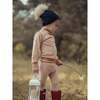 Diamond Lurex Knit Hat With Faux Fur Pom, Dusty Grey - Hats - 2 - thumbnail
