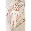 Whimsy Wheelbarrow Footie and Beanie Set, Biscuit - Footie Pajamas - 2