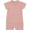 Mesh Sport Romper, Mauve - Rompers - 1 - thumbnail