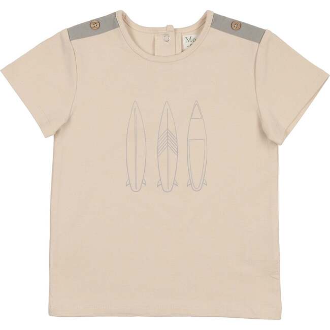 Island Stripe Boys Top, Tan