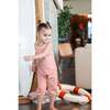 Island Stripe Romper, Salmon - Rompers - 3